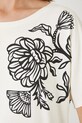 T-shirt damski z modalem z nadrukiem RW25-TSD108 beżowy