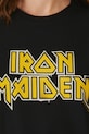 T-shirt bawełniany damski Iron Maiden RW25.TSD171 czarny