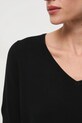 T-shirt damski z elastanem gładki RW25-TSD306 czarny