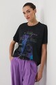 T-shirt bawełniany damski z kolekcji Science – Words of Wisdom RW25-TSD356 szary RW25