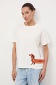 Medicine t-shirt bawełniany RW25-TSD452 beżowy RW25