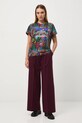 Odzież T-shirt bawełniany damski z kolekcji Tajemniczy Świat Medicine RW25-TSD553 multicolor