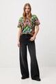 Odzież T-shirt bawełniany damski z elastanem z kolekcji Tajemniczy Świat Medicine RW25-TSD554 multicolor