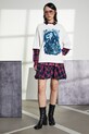 T-shirt bawełniany damski z kolekcji Tajemniczy Świat Medicine okrągły beżowy RW25-TSD556