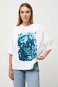 T-shirt bawełniany damski z kolekcji Tajemniczy Świat Medicine RW25-TSD556 beżowy