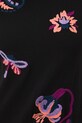 T-shirt damski z ozdobnymi haftami RW25-TSD603 czarny