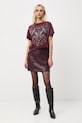 Medicine tricou din bumbac RW25-TSD704 burgundia RW25
