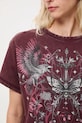 Medicine tricou din bumbac RW25-TSD704 burgundia