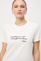 Medicine t-shirt bawełniany beżowy RW25-TSD759