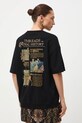 Medicine t-shirt bawełniany czarny RW25-TSD850