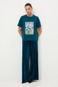 Medicine t-shirt bawełniany RW25-TSD852 turkusowy RW25