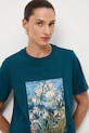 Îmbrăcăminte Medicine tricou din bumbac RW25-TSD852 turcoaz