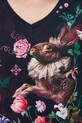 T-shirt bawełniany damski wzorzysty RW25-TSD901 multicolor