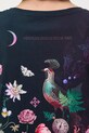 T-shirt bawełniany damski wzorzysty RW25-TSD901