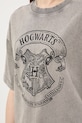 T-shirt bawełniany damski z kolekcji Harry Potter RW25-TSDB50 szary