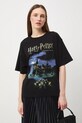 Tričko dámské z kolekce Harry Potter RW25-TSDB57 černá