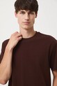 Medicine t-shirt bawełniany RW25-TSM051 brązowy
