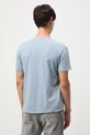 Odzież T-shirt męski z fakturą RW25-TSM052 niebieski