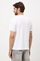 Odzież T-shirt bawełniany męski z fakturą RW25-TSM072 beżowy