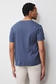 Oblečenie Bavlnené tričko pánske s textúrou RW25-TSM072 modrá