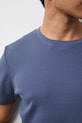 Bavlnené tričko pánske s textúrou RW25-TSM072 modrá