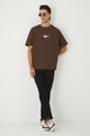Medicine t-shirt bawełniany RW25.TSM101 brązowy RS26