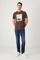 Medicine t-shirt bawełniany RW25.TSM104 brązowy RS26