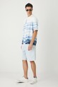 T-shirt bawełniany męski z elastanem wzorzysty RW25.TSM110 multicolor RS26