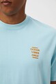T-shirt bawełniany męski z nadrukiem i aplikacją RW25-TSM205