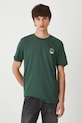 Bavlnené tričko Medicine zelená RW25.TSM212