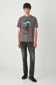 Medicine t-shirt bawełniany RW25-TSM213 brązowy RW25