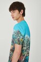 T-shirt bawełniany męski z elastanem z kolekcji Lands of Legends – El Dorado RW25-TSM250 multicolor
