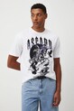 T-shirt bawełniany męski z kolekcji Lands of Legends – Asgard RW25-TSM258 biały