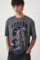 T-shirt bawełniany męski z kolekcji Lands of Legends – Asgard szary RW25-TSM258