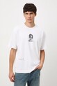 T-shirt bawełniany męski z nadrukiem RW25-TSM304 biały RW25