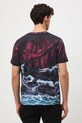 Odzież T-shirt bawełniany męski z elastanem wzorzysty RW25-TSM305 multicolor