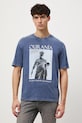 Medicine t-shirt bawełniany RW25-TSM350 niebieski