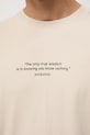 T-shirt bawełniany męski z elastanem z kolekcji Science – Words of Wisdom RW25-TSM357