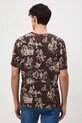 Odzież Medicine t-shirt bawełniany RW25-TSM410 brązowy