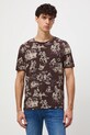 Medicine t-shirt bawełniany brązowy RW25-TSM410