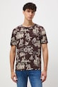 Medicine tricou din bumbac maro RW25-TSM410