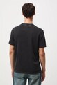 Odzież T-shirt bawełniany męski z nadrukiem RW25-TSM411 czarny