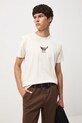 Odzież T-shirt bawełniany męski z okazji Dnia Psa – Zofia Różycka x Medicine RW25-TSM452 beżowy