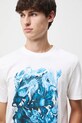 T-shirt bawełniany męski z kolekcji Tajemniczy Świat Medicine RW25-TSM557 beżowy