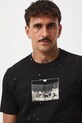 T-shirt bawełniany męski z kolekcji Tajemniczy Świat Medicine RW25-TSM558 czarny