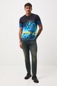 Odzież T-shirt bawełniany męski z elastanem z kolekcji Tajemniczy Świat Medicine RW25-TSM560 multicolor