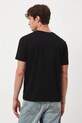 Odzież T-shirt bawełniany męski z nadrukiem RW25-TSM603 czarny