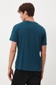 Odzież T-shirt bawełniany męski z ozdobnym haftem RW25-TSM605 turkusowy