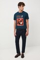 Medicine t-shirt bawełniany RW25-TSM608 turkusowy RW25