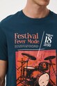 Medicine t-shirt bawełniany RW25-TSM608 turkusowy